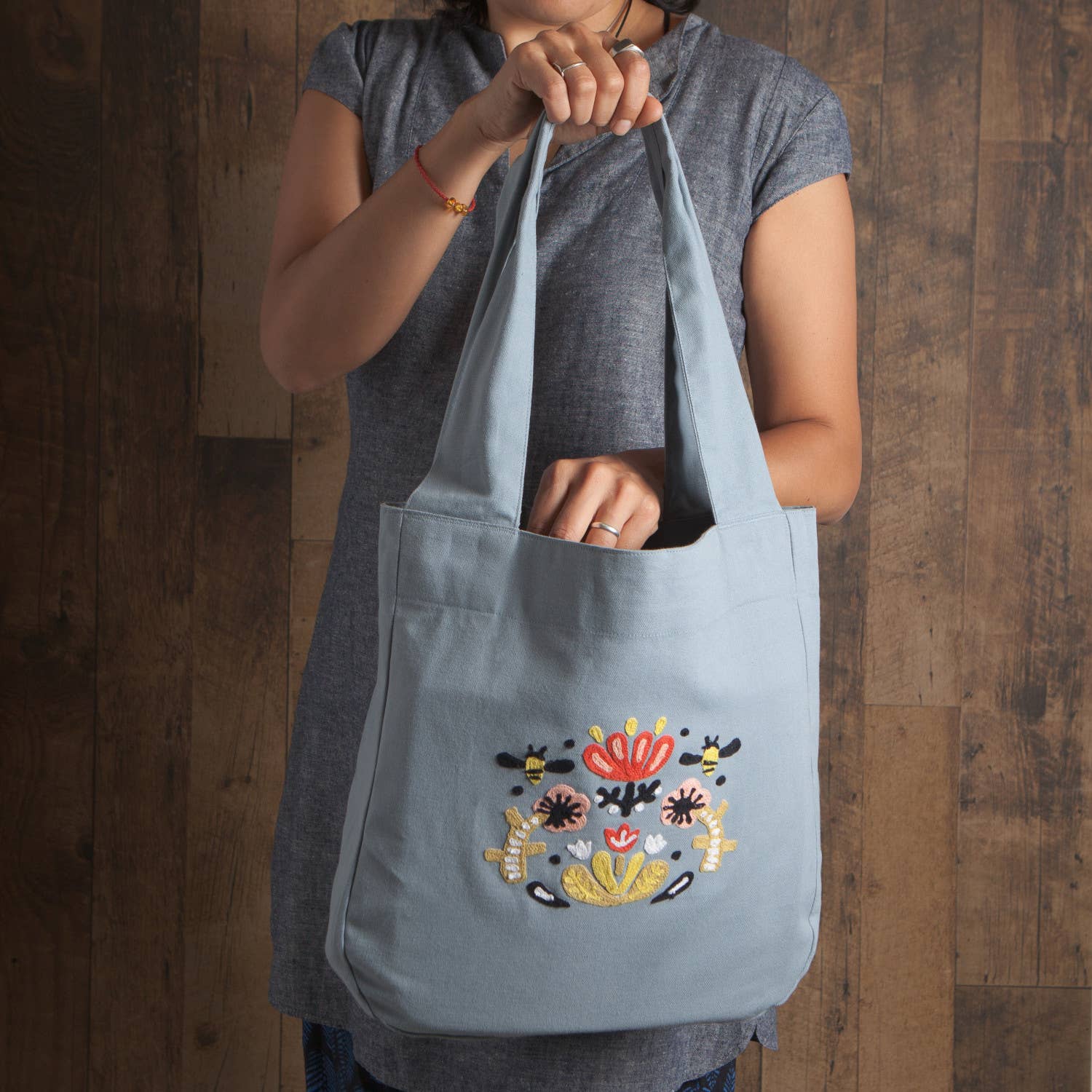 Danica Studio - Vente Tote bag – femme - Sac fourre-tout Frida Danica Studio avec poignées extra larges4