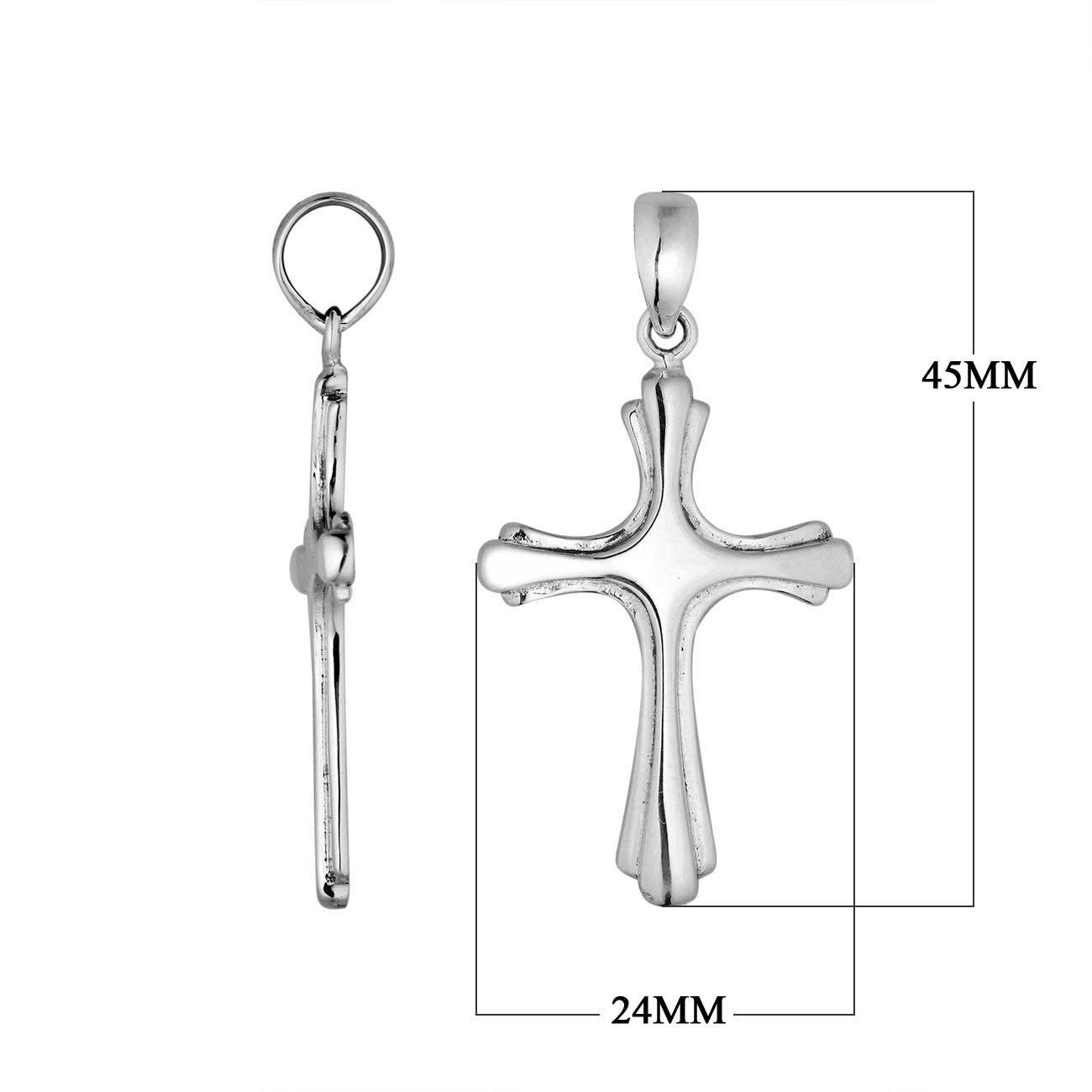 Bali Designs - Wholesale Individual Charm/Pendant - AP-1129-S Sterling Silver Cross Pendant – Wholesale1