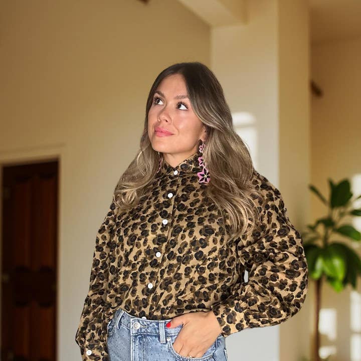 Leopard Print Shirt for wholesale by LeJu