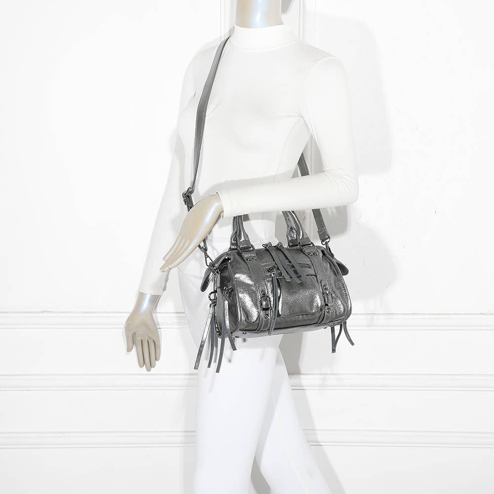 Gallantry - Wholesale Handtas met handvat - Dames - Skyla Metalen (R-1979)24