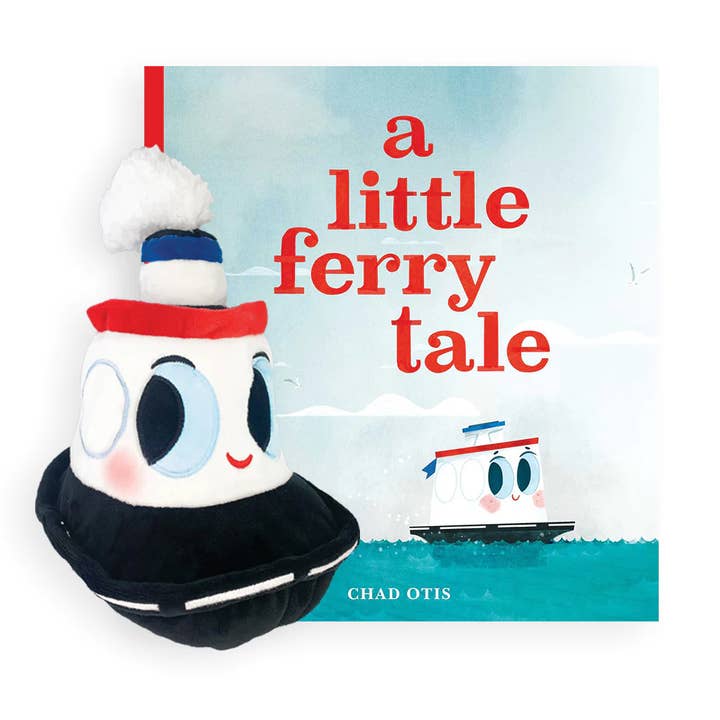 MerryMakers - Wholesale Baby & Toddler Book (0-2) - A Little Ferry Tale Plush with hardcover book0