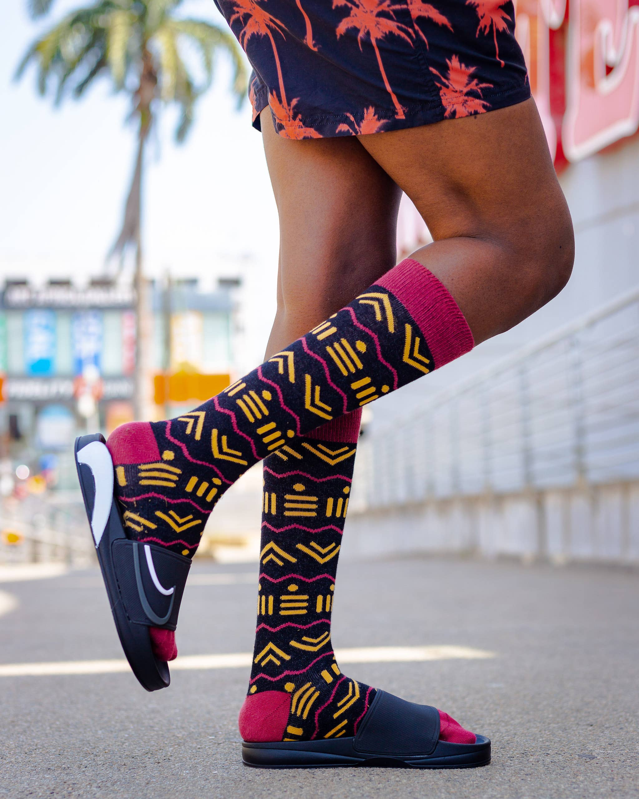 Afrisocks – wholesale Socks – Unisex – Baafira African Kente Socks1