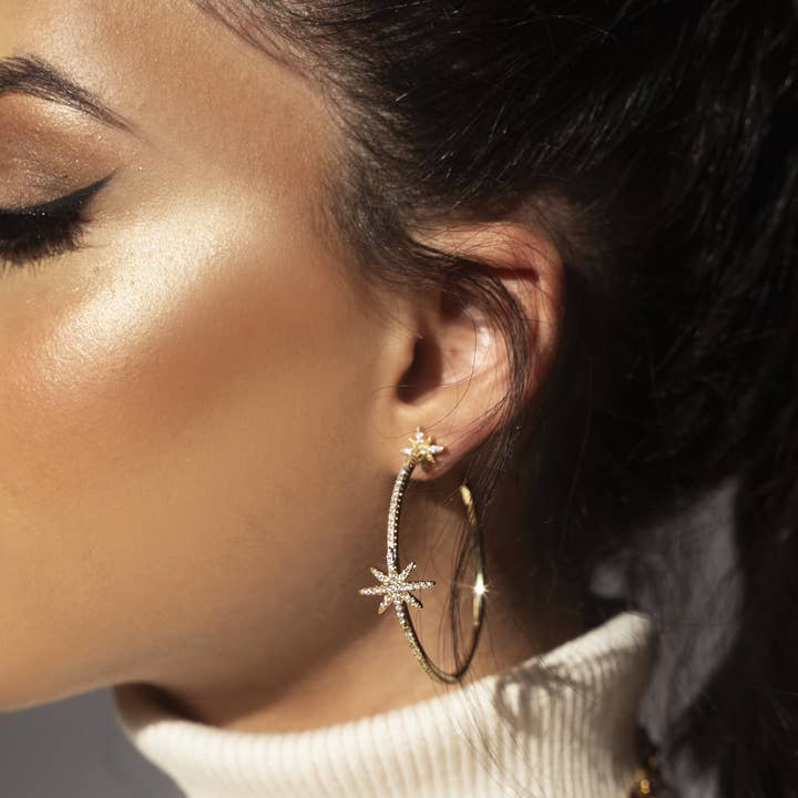 Jewels by Sunaina - Wholesale Hoop Earrings - LEILA Hoop Earrings5