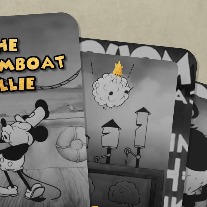 Ibiza Tarot USA - Wholesale Tarot Cards - The Steamboat Willie Tarot - Major Arcana - Mickie and Minni2