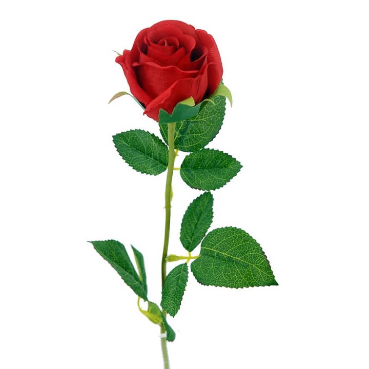 Aguilar Málaga - Wholesale Artificial Flowers - Rosita X1 Red 60cm(5cm)