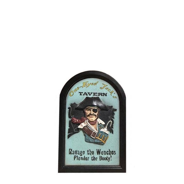 LM Treasures - Wholesale Sign - Pirate Wall Decor Jack's Tavern Sign Statue0