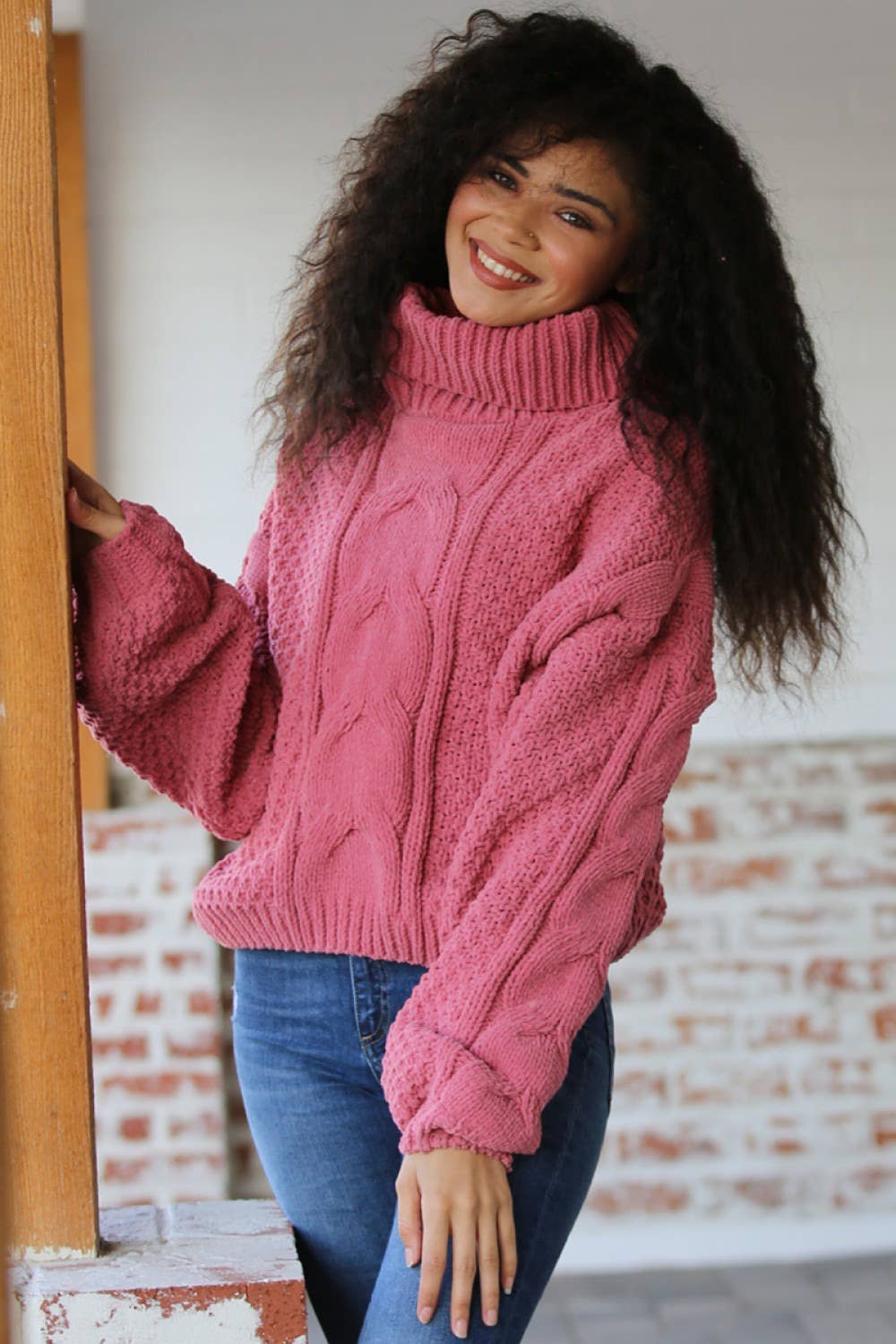 ANGIE - Wholesale Knit Sweater - Women's - XHE89-ASIS29