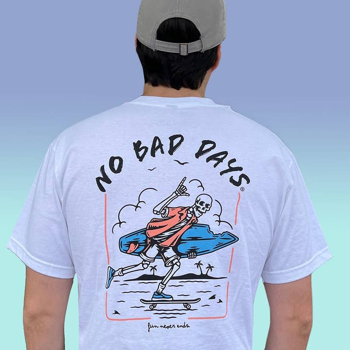 No Bad Days® Fun Never Ends T-shirt voor wholesale door No Bad Days