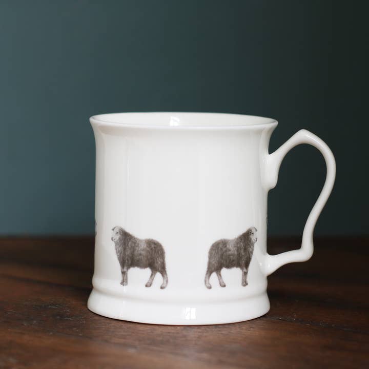 Herdwick Ewe Fine Bone China Tankard for wholesale by Casey Allum