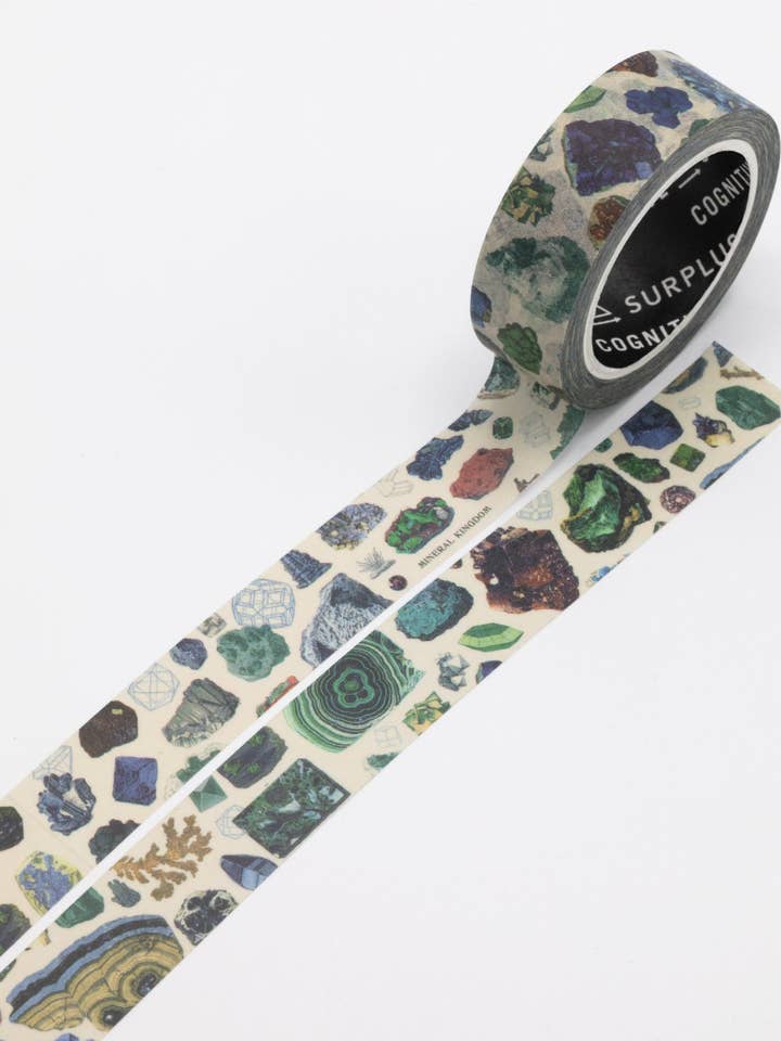 Cinta Washi de Gemas y Minerales (Paquete de 15) para venta al por mayor de Cognitive Surplus