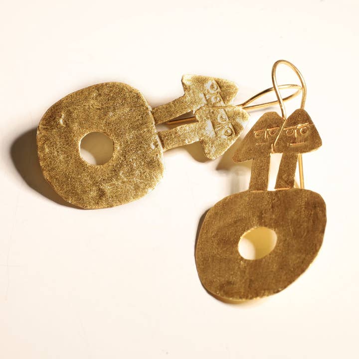 Two-Headed Idol Earrings for wholesale by Hattusas Bazaar