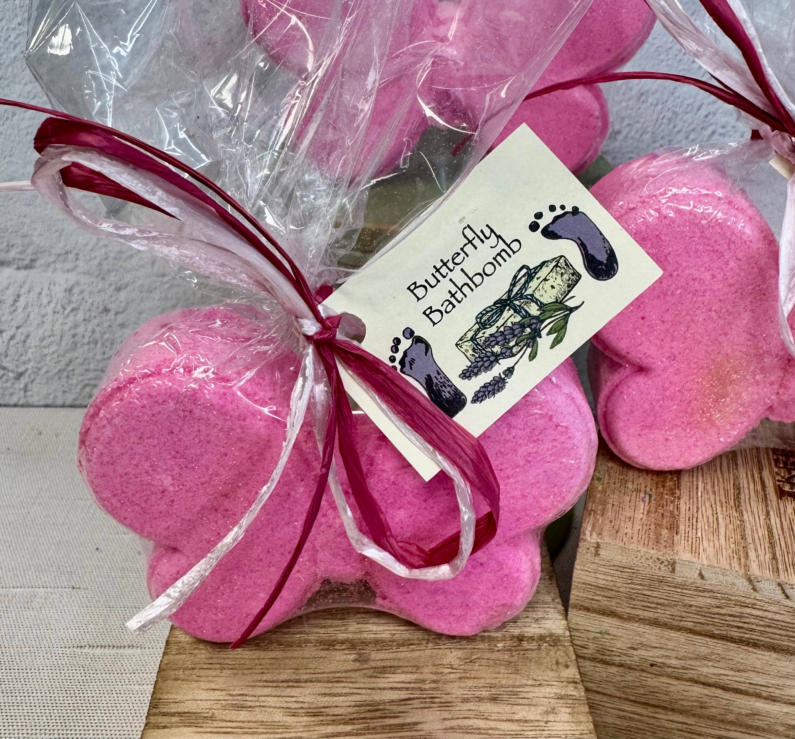 Penelope's Soaps & Such – Engroshandel Badekugle – Bath Bomb -- Butterfly4