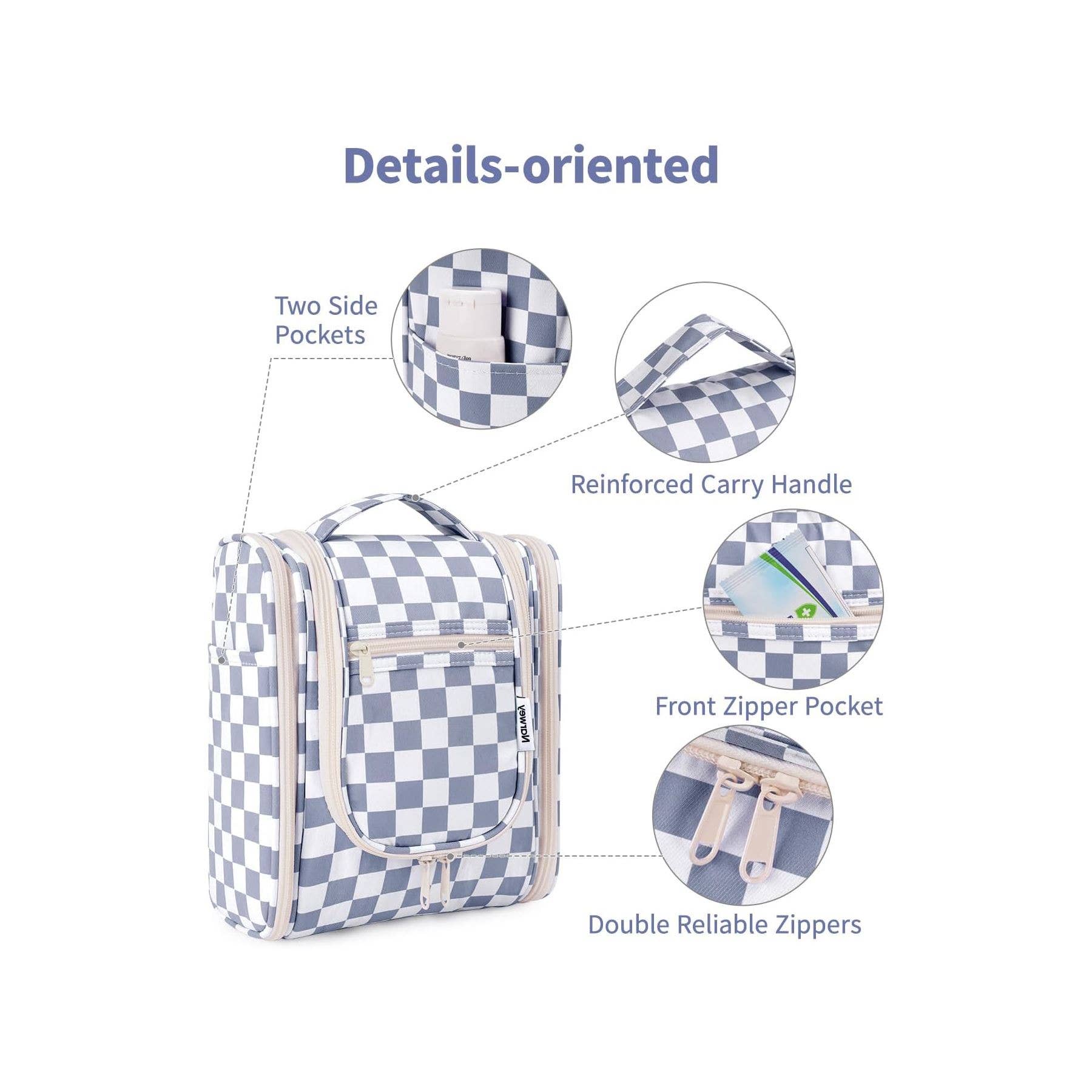 wandf - Wholesale Toiletry Bag - Women's - Hanging Travel Toiletry Cosmetic Bag for Women137