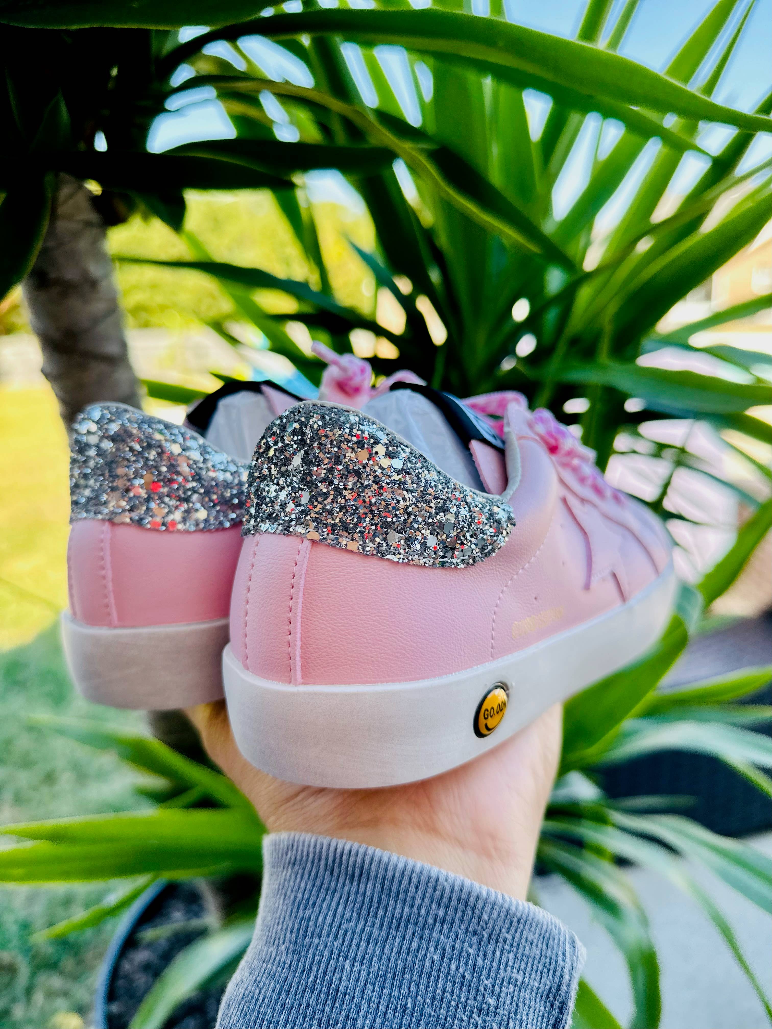 Torn and Trendy - Vendita all'ingrosso Sneakers di tendenza - Bambini - Sneakers Malibu Pink Star3