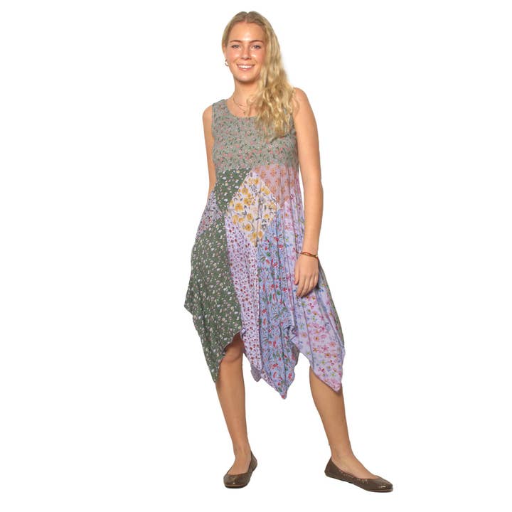 2020 Patchwork Fairy Hem Dress for wholesale by Blue Sky