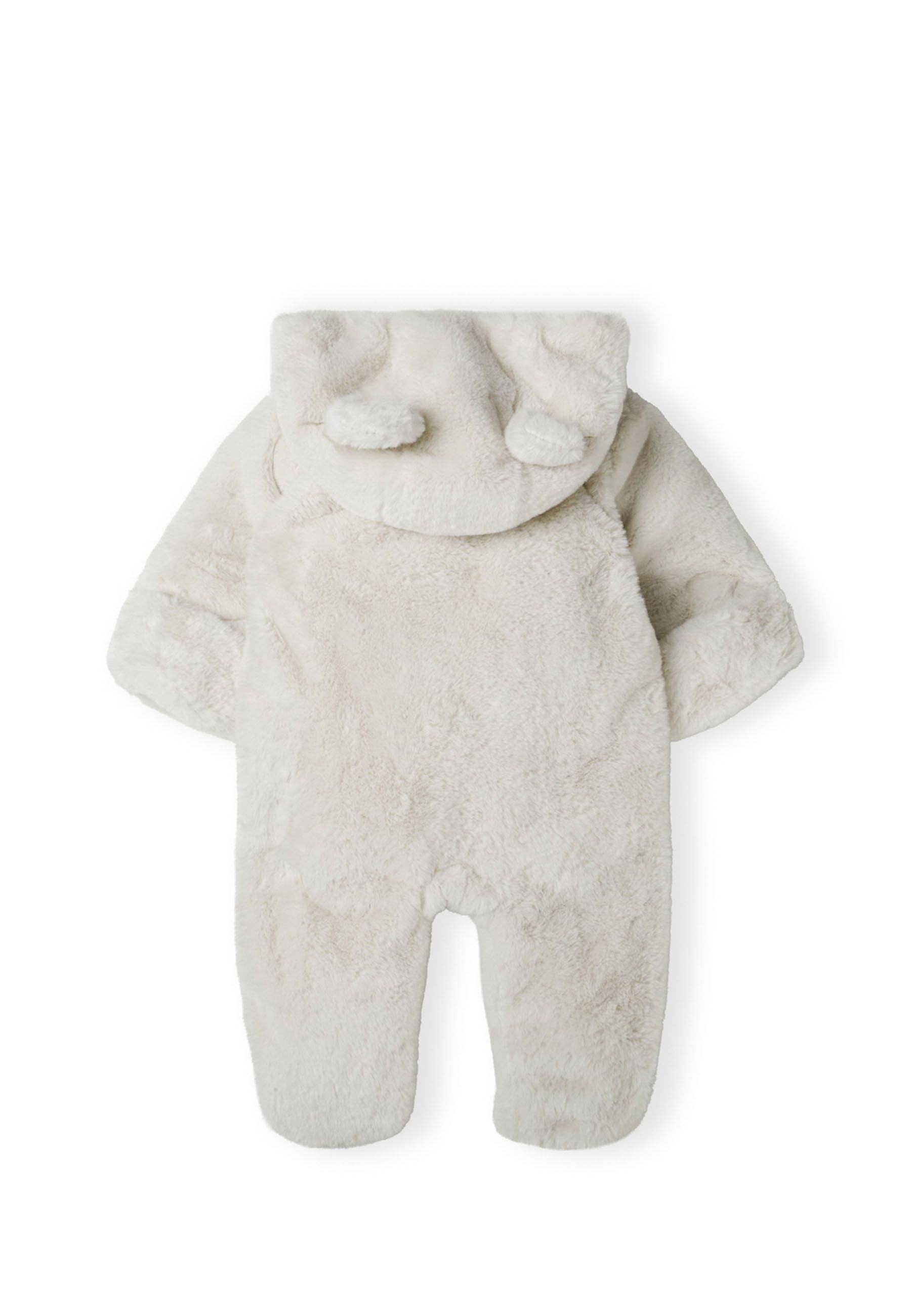 off-white Babydräkt i fuskpäls med 3D-öron kräm 0-24m för wholesale på Faire1