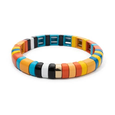 Malibu Sugar – Großhandel Perlenarmband – Verschiedene bunte Fliesenarmbänder in herbstlichen Farbtönen!3