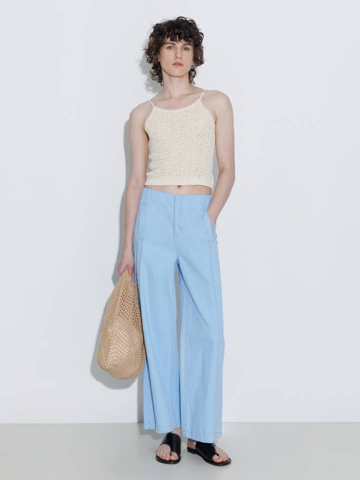 100% Cotton Loose Straight Leg Jeans for wholesale by CUBIC