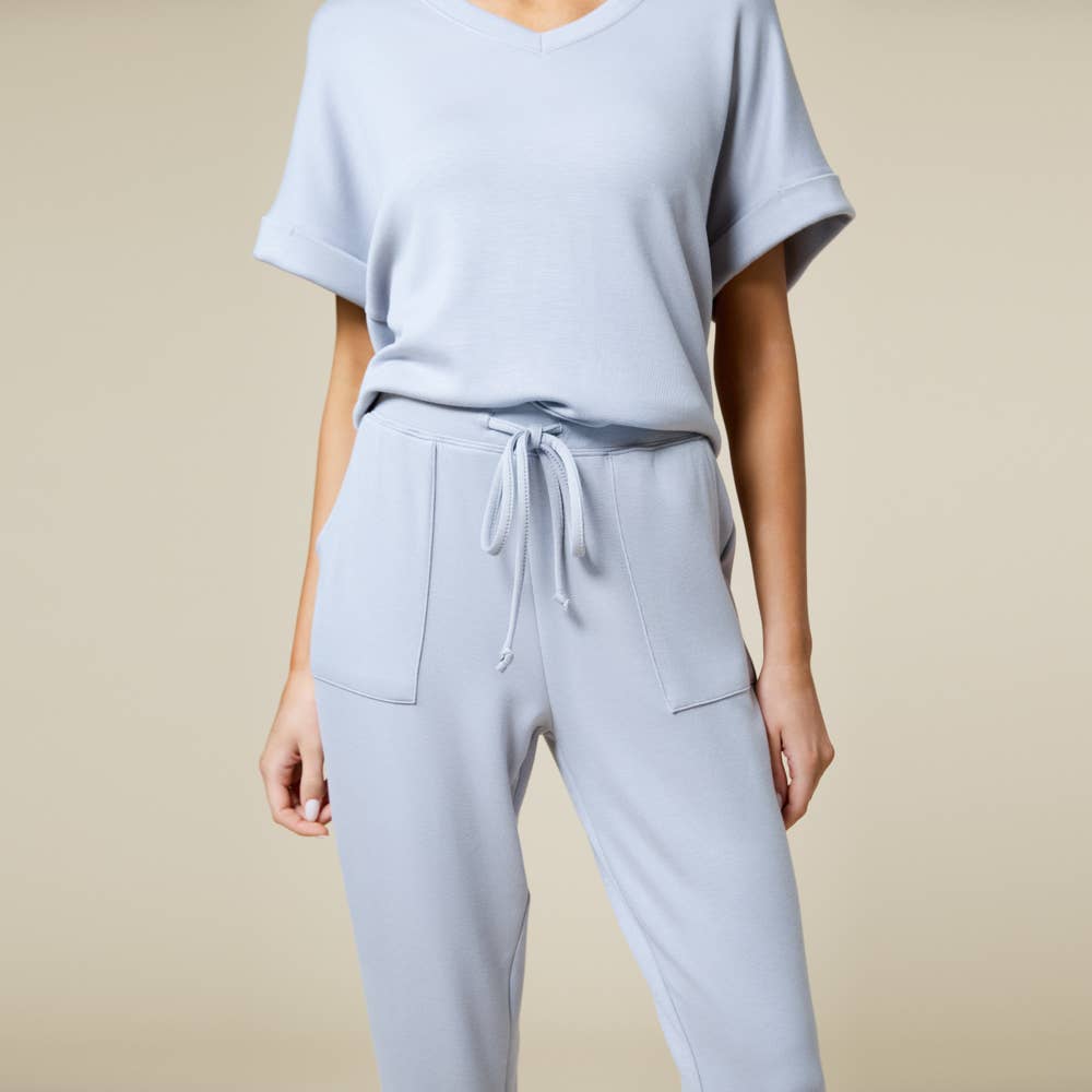 Softies – wholesale Lounge set – Women's – PureDream V-Neck Athleisure Lounge Set7