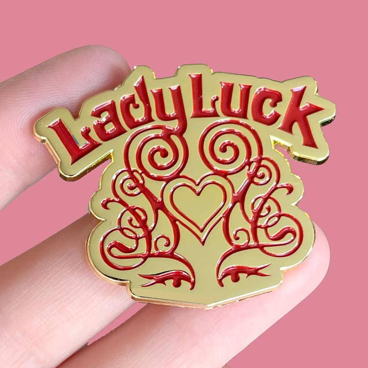 Battle Born Brand - Wholesale Lapel Pin/Button - Lady Luck Pin *Updated Design*0
