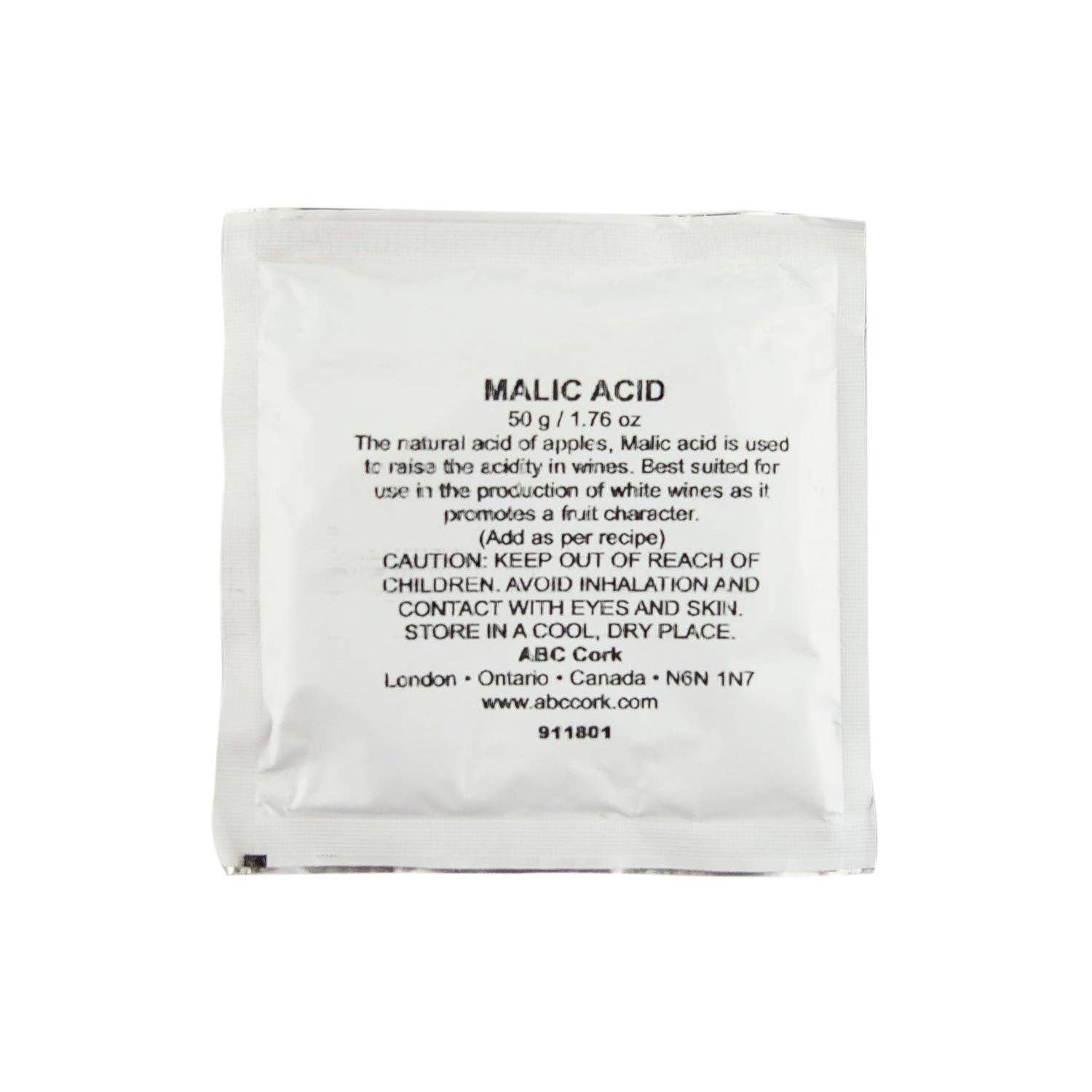 ABC Crafted Series - Wholesale DIY drink kit - Malic Acid (50 g | 1 3/4 oz)