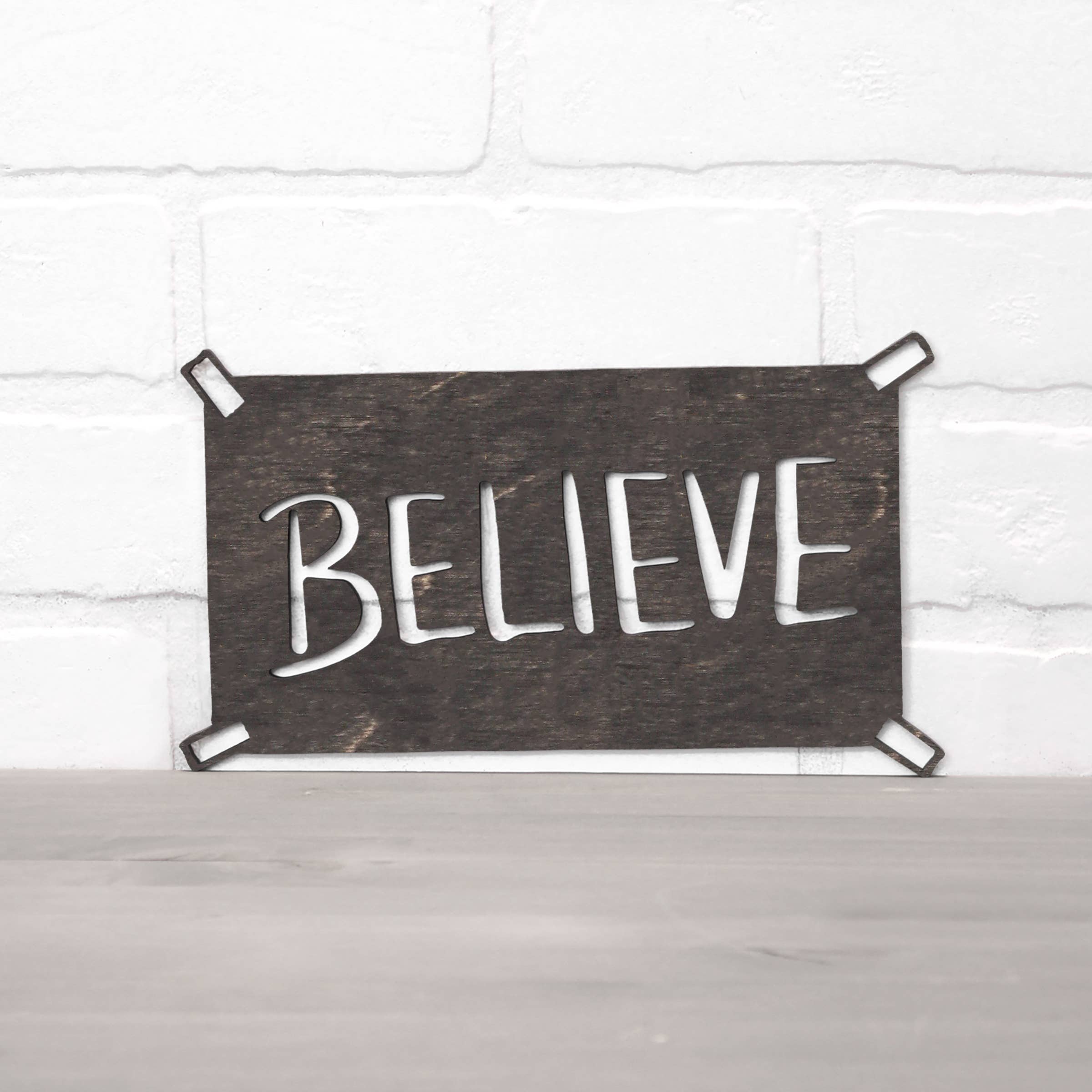 Spunky Fluff - Wholesale Wall Sign - Believe Ted Lasso Quote Locker Room Sign18