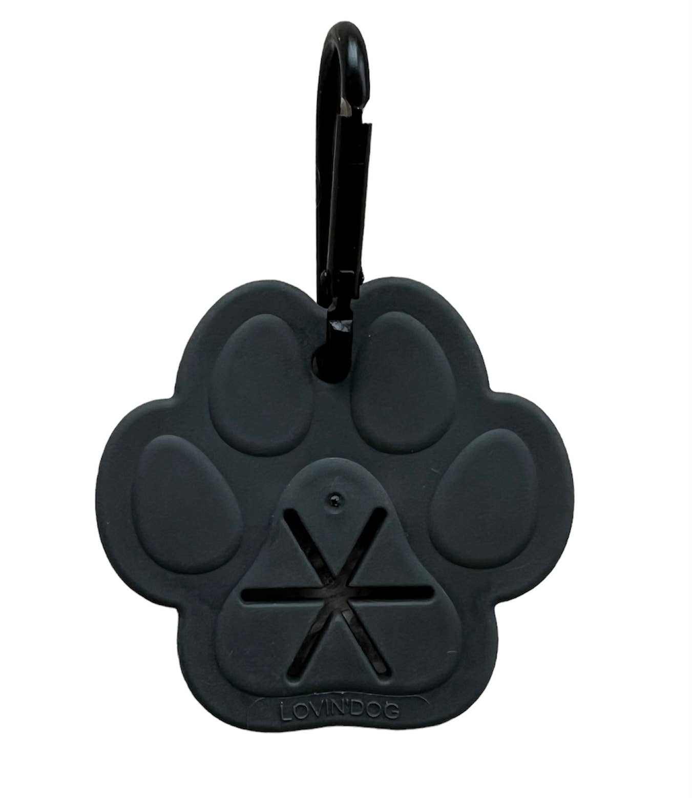 LOVIN'DOG - Wholesale Pet poo bag dispenser - Dog Poop Bag Holder Paw Dark