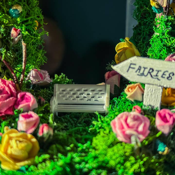 Rishstudio - Wholesale DIY craft kit - Fairy Garden Enclosed Terrarium Dome Kit | DIY Mini Fairy Garden | Moss Art with Floral Arch5
