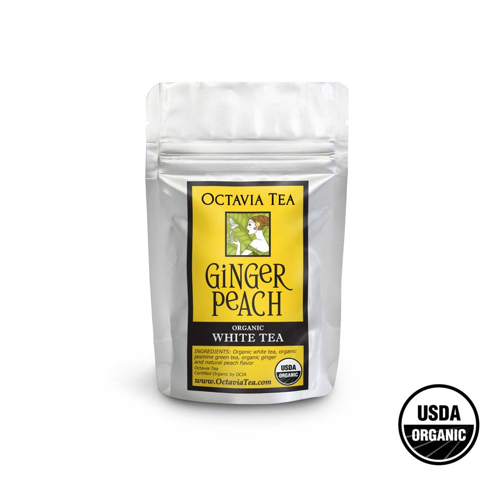 Octavia Tea - Wholesale Loose Tea - Ginger Peach - Organic0