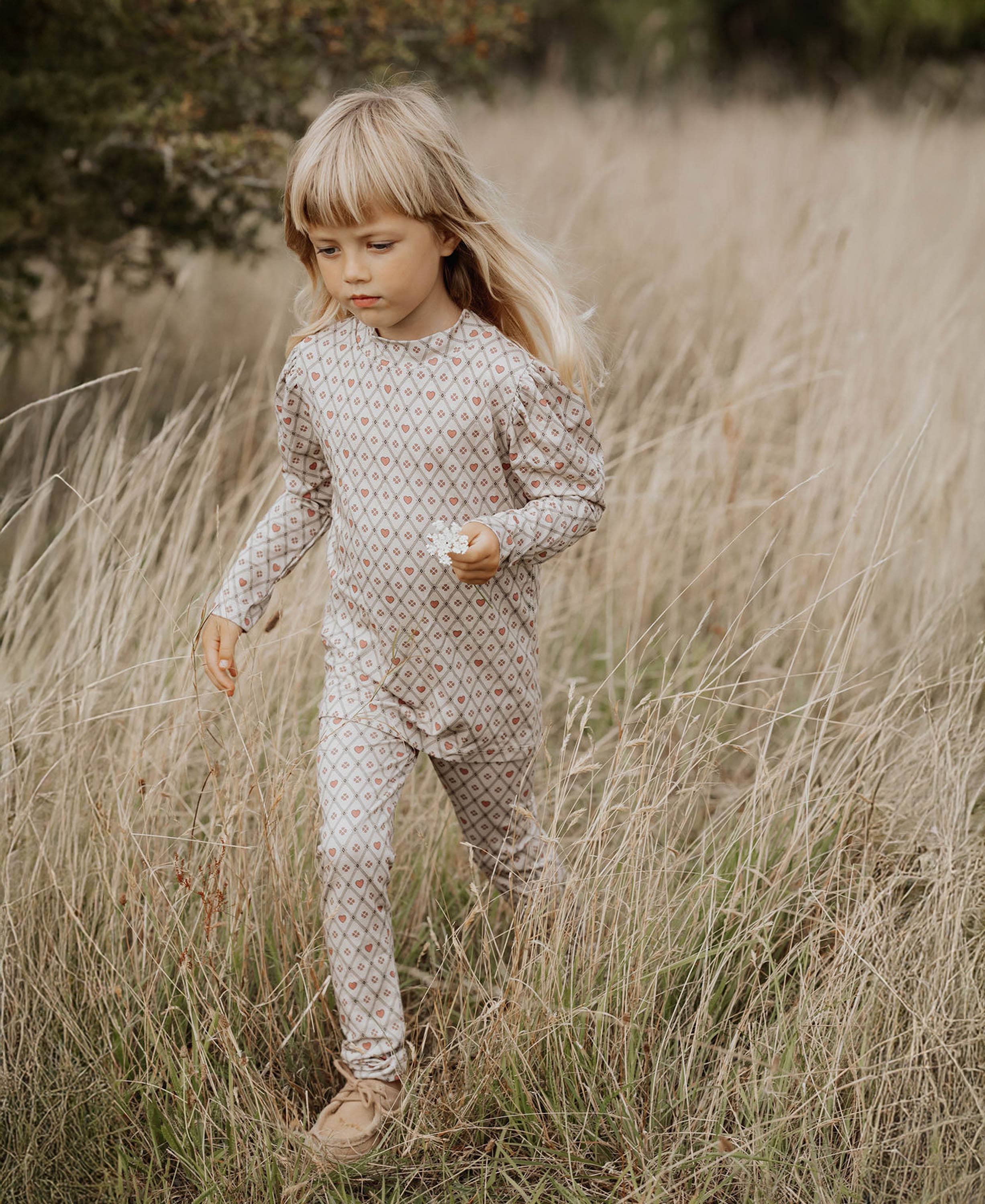 Fliink - Wholesale T-Shirt - Kids - KELLY HEART LS PUFF BLOUSE2