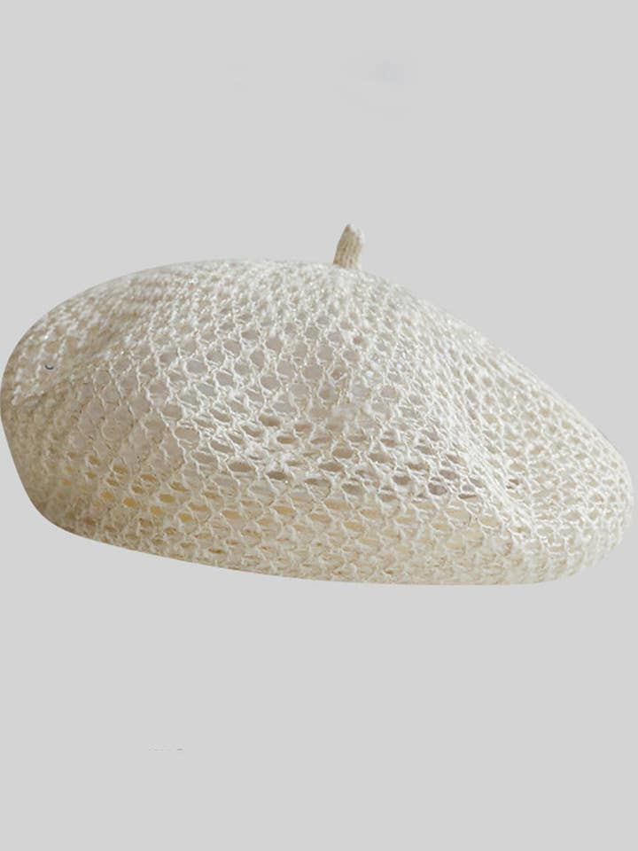 Boina Elegante de Cor Sólida com Recortes DP25E975 por atacado de Dipped Shop