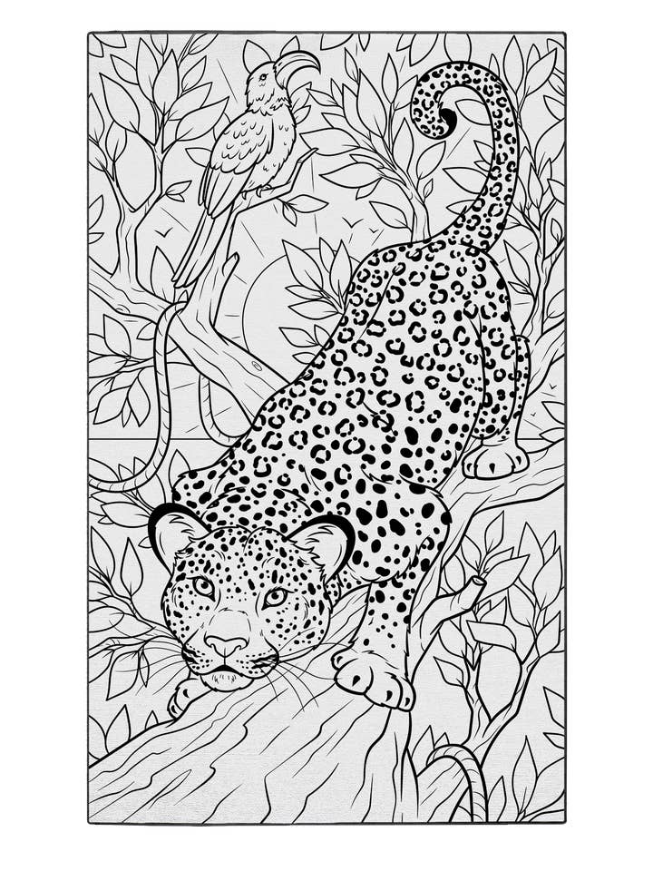 Défilé Jaguar pour la vente par Coloring Rugs