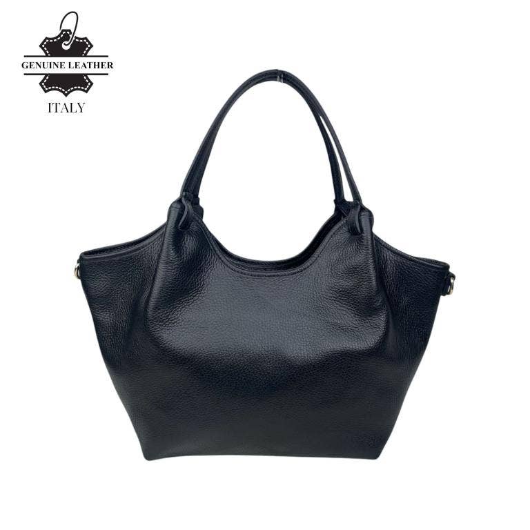 Chenson & Gorett - Vente Sac porté épaule – femme - Sac trapezoïdal pour femme en cuir italien, grande capacité 579940