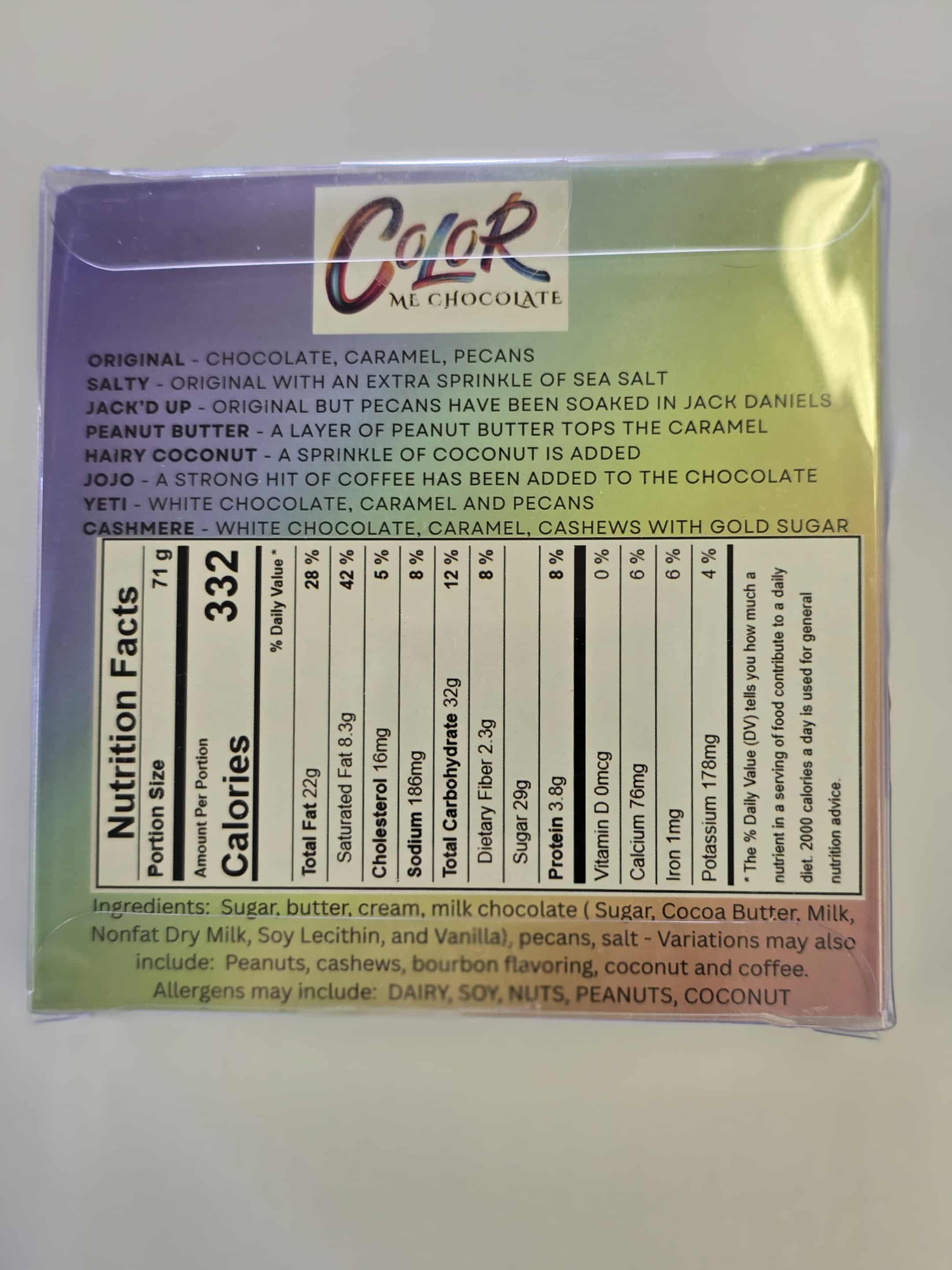 Color Me Chocolate - Wholesale Chocolate Covered Sweets - Giant Turtles - The Hairy Turtle1