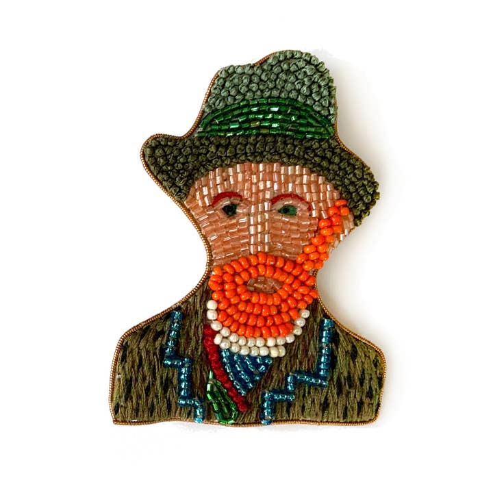 Hellen van Berkel HeartMadePrints - Wholesale Brooch - Van Gogh brooch handmade