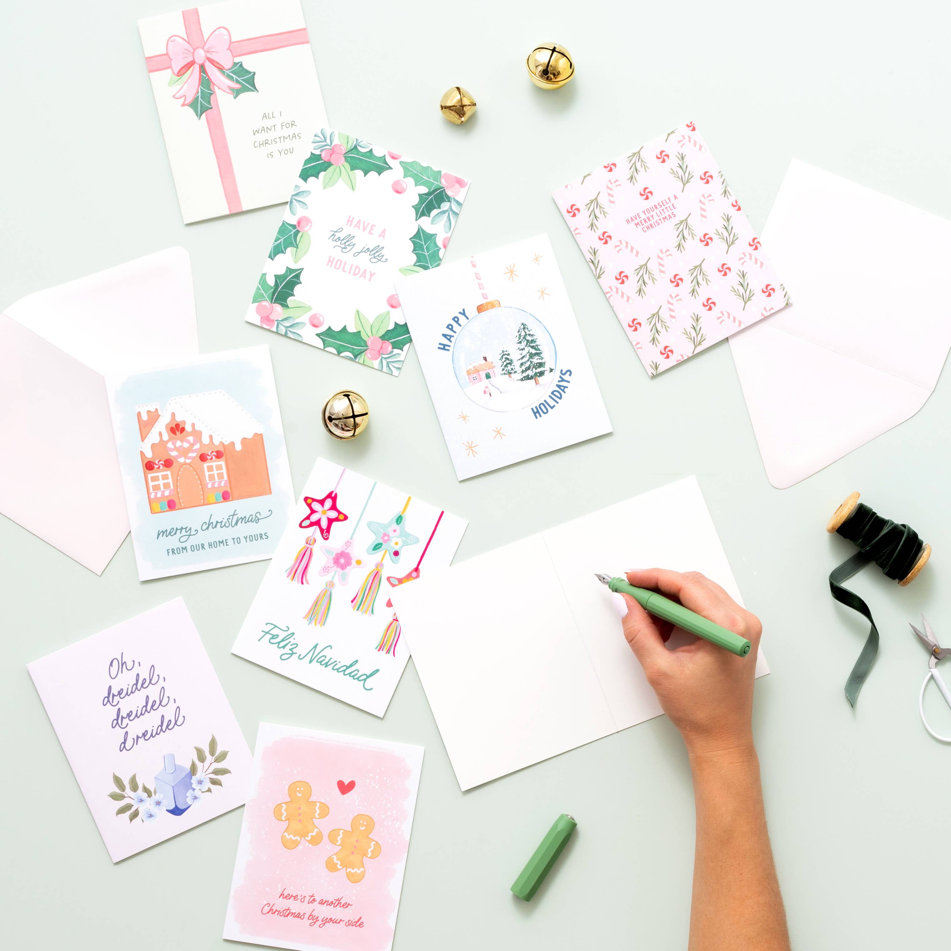 Isabella MG - Wholesale Christmas Card - Merry Pink Christmas | Pinkmas Christmas Greeting Card4