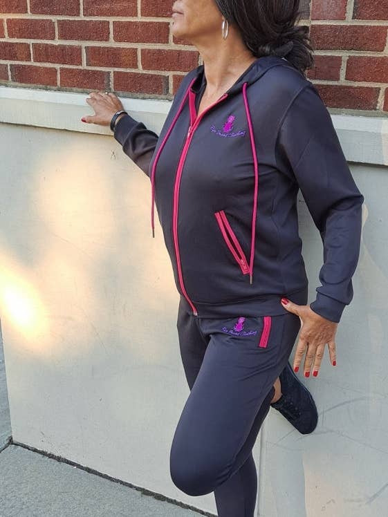 Firery Fushia Pineapple Jogger for wholesale by Ripe Brand Clothing/Royal Blossom Company