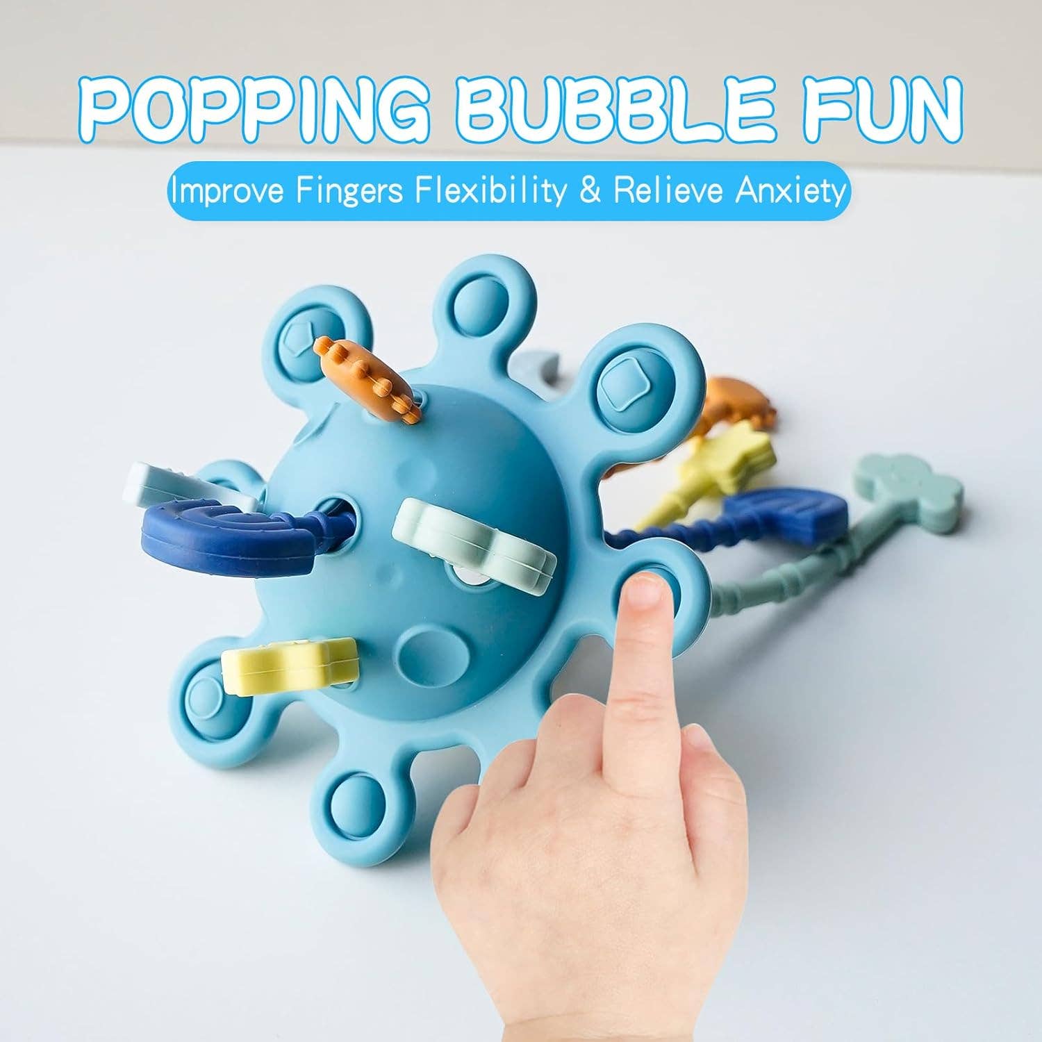 VIGOR - Wholesale Teether (Not Clip-On) - Baby - Montessori Pull String Sensory Toy for 6-12-18 Months Babies3