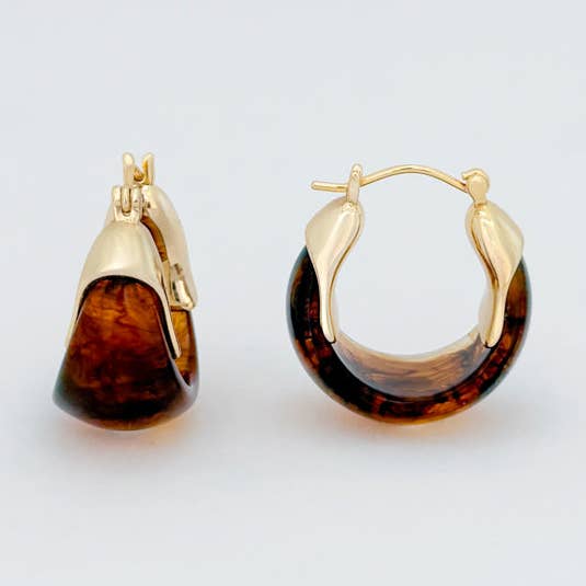 Enzo Dome Hoop Earrings for wholesale by LE Sensor