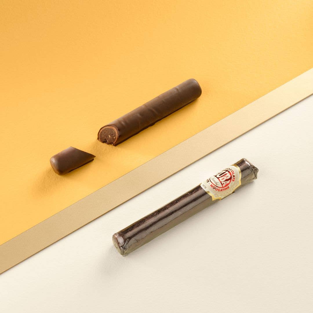 Venchi - Vente Friandises enrobées de chocolat - Cigare en chocolat à la nougatine de truffe - Chocolat de luxe italien