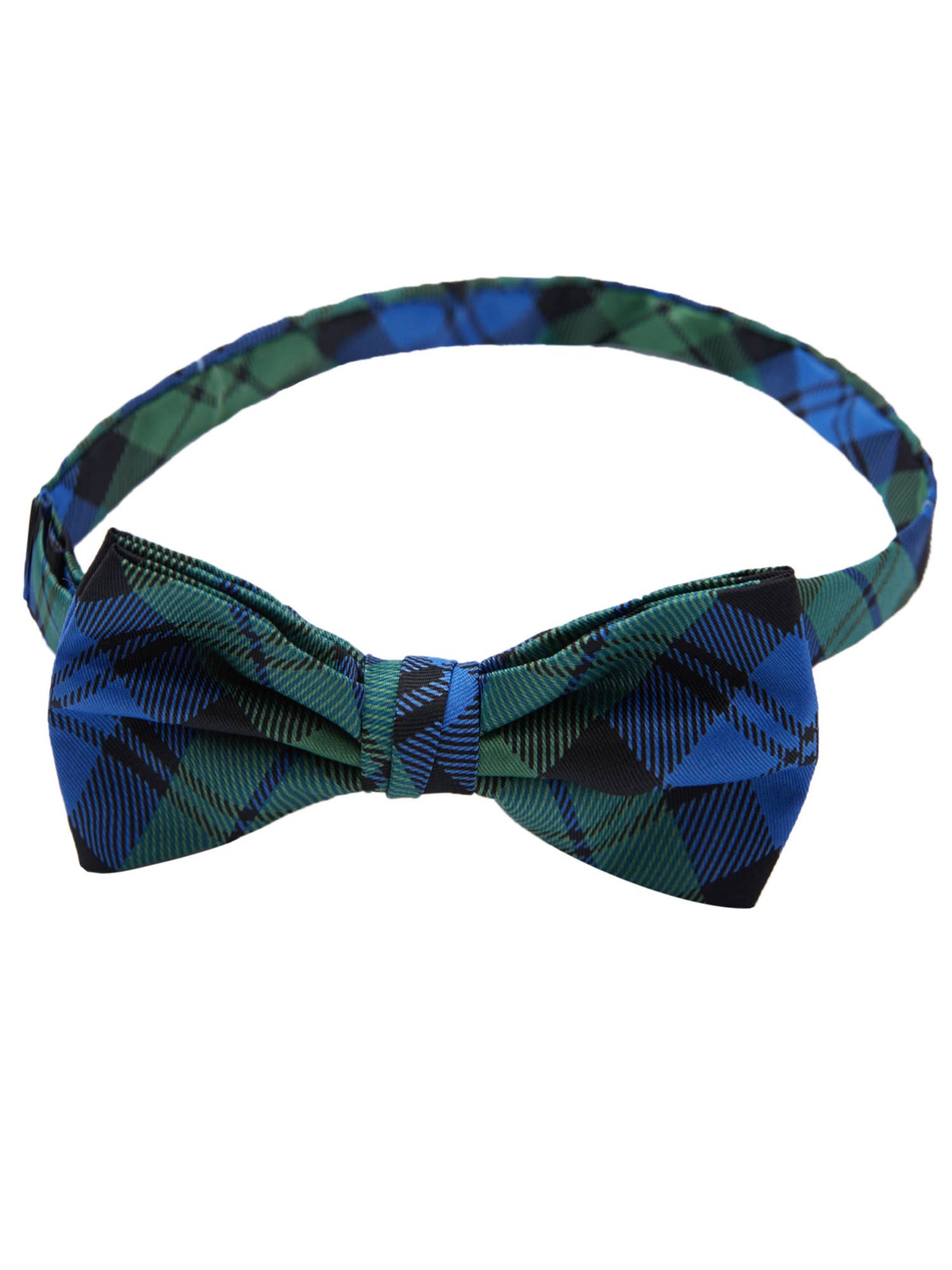 Jacob Alexander – wholesale Bow Tie - Men’s – Men's Woven Royal Tartans Plaid Bow Tie4