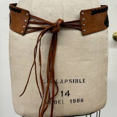 DAIRI – Cinto - Mulher por atacado – CINTO EM PELE BF114 TAN&CASTANHO0