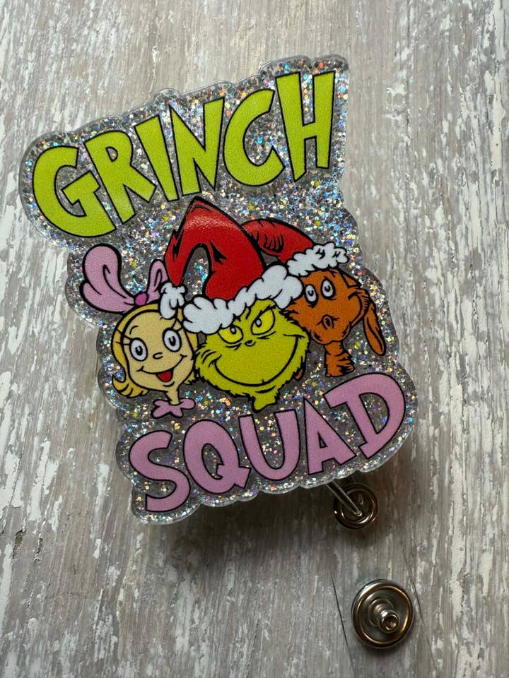 Insignia ReeL Grinch Squad Plata para venta al por mayor de The Wild Poppy