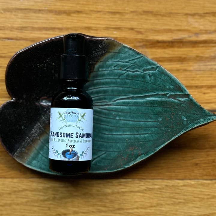 Handsome Samurai Anti Inflammation Oil for wholesale by Bear Moon Botanica