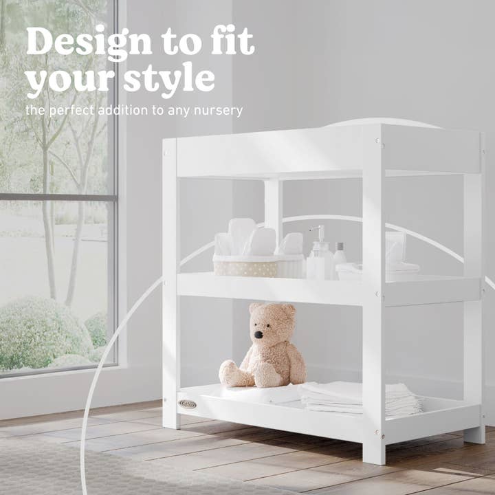 Storkcraft - Wholesale Changing Mat/Pad - Baby - Graco® Customizable Changing Table with Water-Resistant Changing Pad50