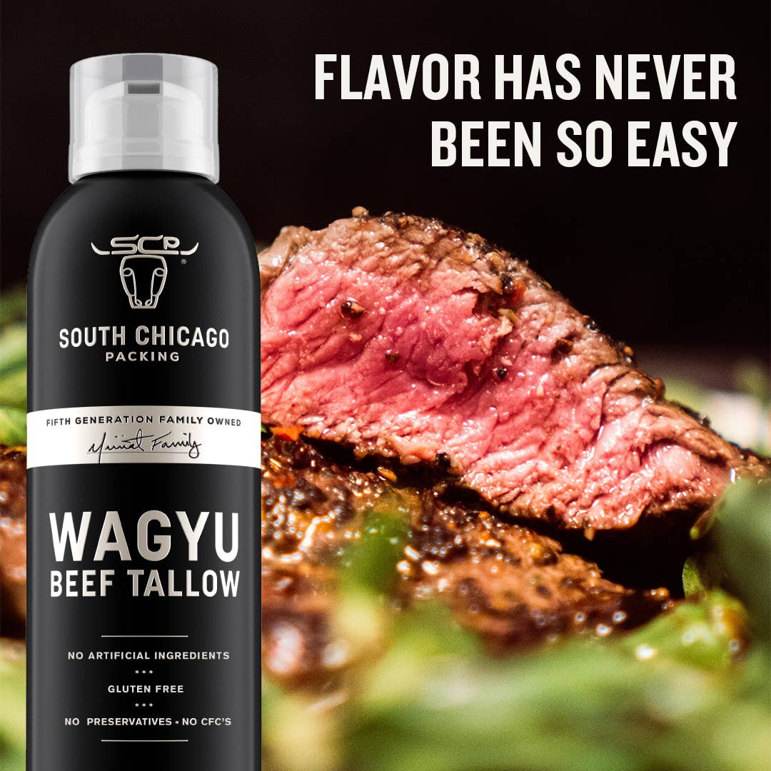 South Chicago Packing - Wholesale Cooking Oil - Wagyu Beef Tallow Cooking Spray - Case (6 units)7