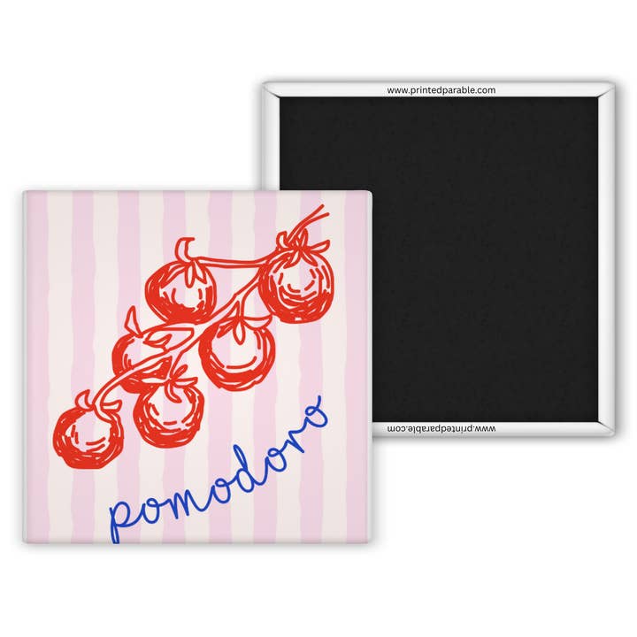 Podomoro magnet, Mediterranean summer style, whimsical coastal magnet for wholesale by Printed Parable