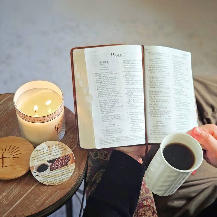 Lord's Light Candle - Wholesale Jar/Filled Candle - Christian Soy Candle 14oz -Light & Reveal Hidden Bible Verse6