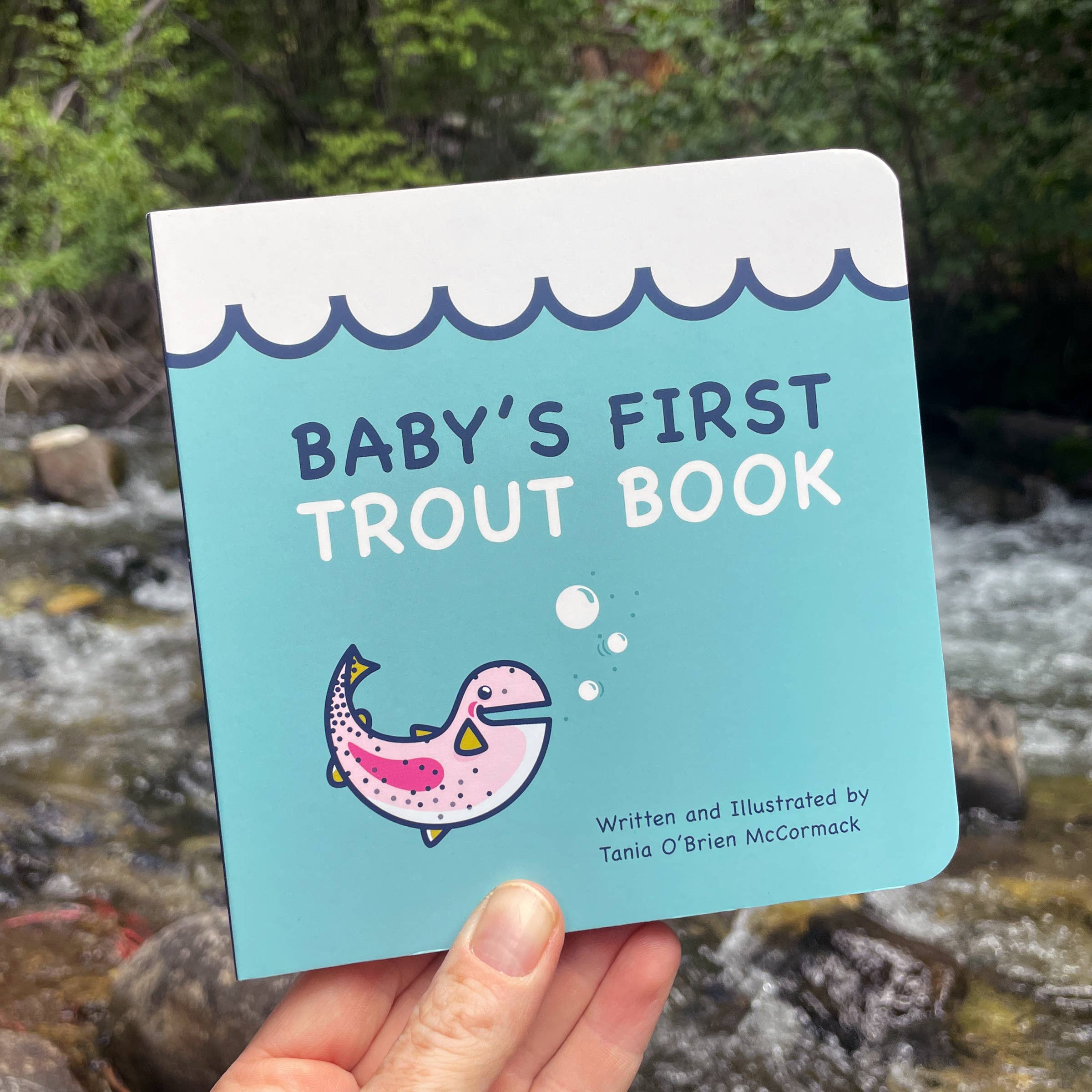 Brookie Designs - Wholesale Baby & Toddler Book (0-2) - Baby's First Trout Board Book0