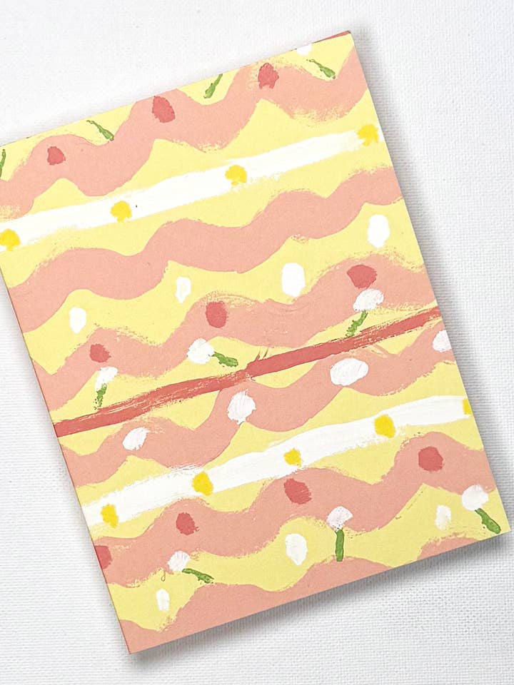 Painterly Waves for wholesale by Printerette Press